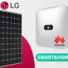 11 kWp LG napelemes rendszer Huawei inverterrel (SMART&HIBRID)