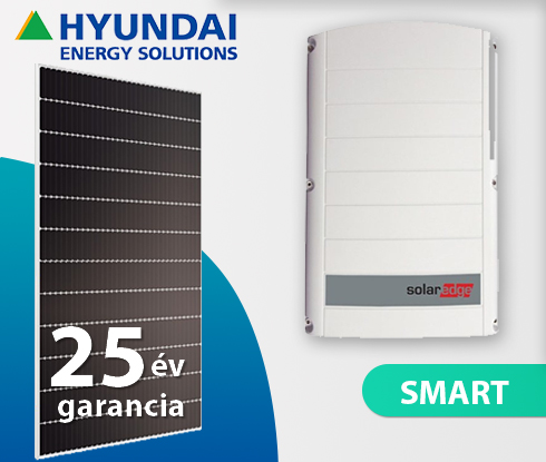 5 kWp Hyundai napelemes rendszer SolarEdge inverterrel (SMART)